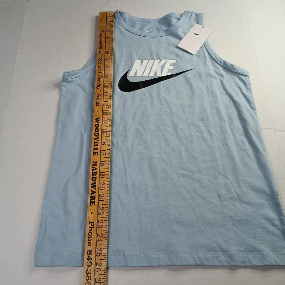 Nike Light Blue‎ Sleeveless Tank Top Kids XL Extra Large NWT